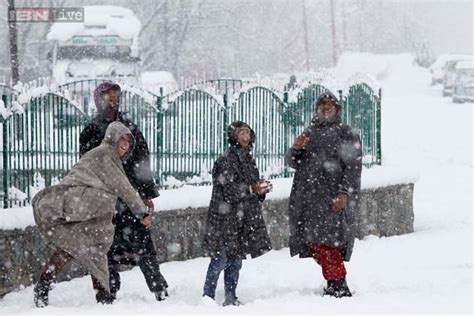 Jammu and Kashmir receives fresh snowfall.