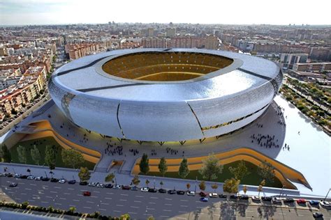 Nou Mestalla Stadium, Valencia, Spain The original project to build a ...