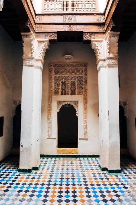 Palace in Morocco editorial stock photo. Image of floor - 263172968