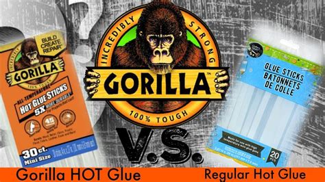 Gorilla Hot Glue VS Regular HOT Glue - Which is Better? The Comparison Hot Glue Test - Requested ...