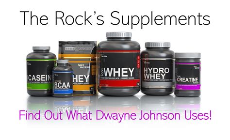 What Supplements Does Dwayne "The Rock" Johnson Use?