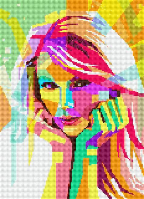 TAYLOR SWIFT | Modern cross stitch patterns, Cross stitch patterns, Modern cross stitch