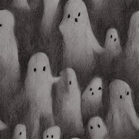 Halloween Ghost Pattern · Creative Fabrica