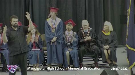 Manchester MEMORIAL High School GRADUATION 06/17/23 - YouTube