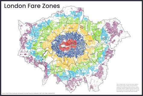 Tube Zones – Mapping London