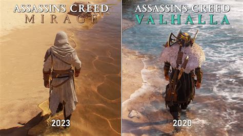 Assassin's Creed Mirage vs Valhalla | Graphics, Physics and Details Comparison - YouTube