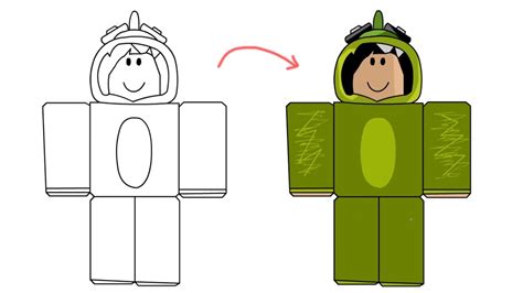 Roblox Character Drawing Template