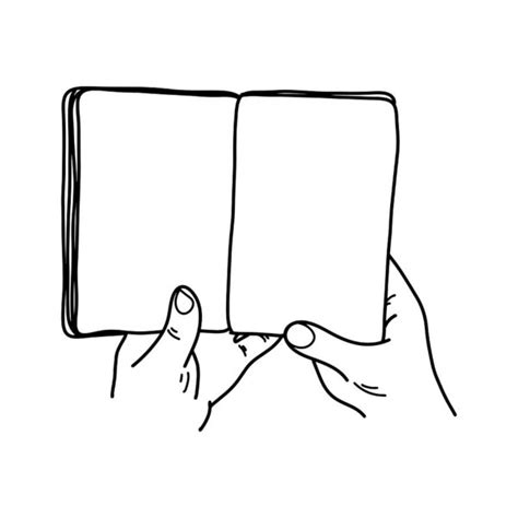 Hand Holding Book Drawing | Free download on ClipArtMag