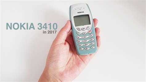 The classic Nokia 3410 in 2017 - Major throwback - YouTube