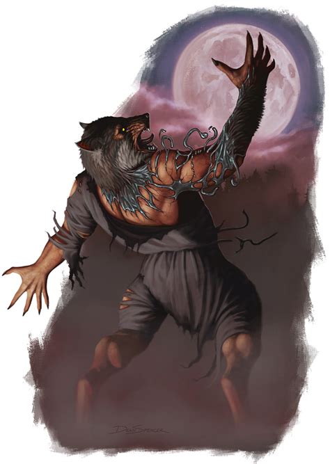 Character - Werewolf Silver - RPG Stock Art - Dean Spencer Art ...