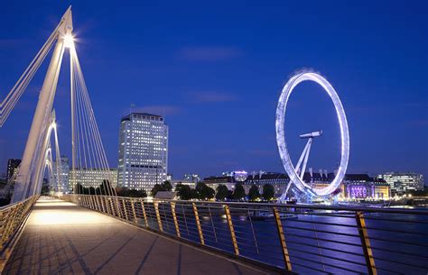 London Eye and Hungerford Bridge Photograph by Axiom Photographic - Fine Art America