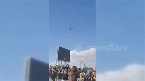 Yemeni Air Force Showcases Fighter Plane in Sanaa - Buy, Sell or Upload Video Content with Newsflare