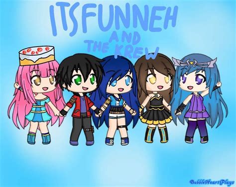 ItsFunneh And The Krew | Gacha-Verse Amino | Cute youtubers, Fan art ...