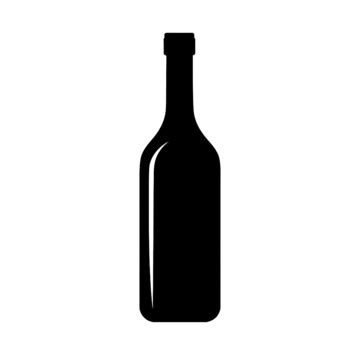 Wine Bottle And Glass Clipart Hd PNG, Red Wine Bottle Empty Wine Bottle Cartoon Wine Bottle ...