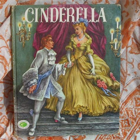 Cinderella antique book copyright 1954 Beautiful | Etsy