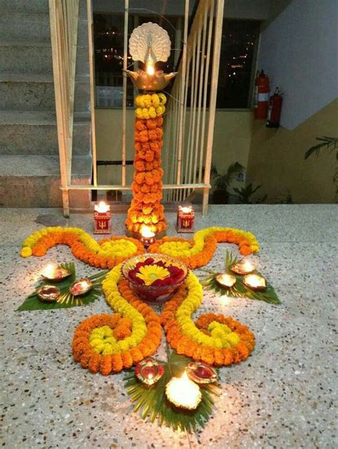 bestweddingideas.club | Flower decorations, Flower rangoli, Diy diwali ...