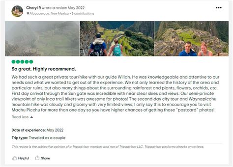 Best Inca Trail Tour Operator - TripAdvisor 5 Start Reviews