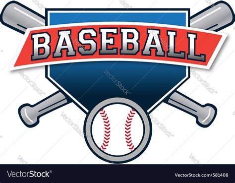 Baseball logo Royalty Free Vector Image - VectorStock