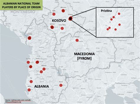 Mapping the Albanian National Football Team | Kosovo Diaspora