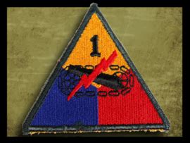 US Army 1th Armored Division | Insignia | checkpoint-militaria