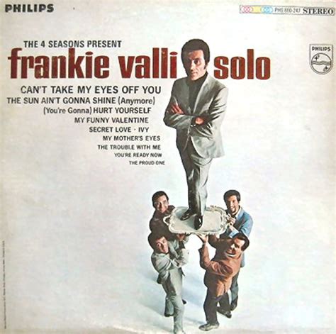 Throwback Thursday: The 4 Seasons Present Frankie Valli Solo Album Cover, 1967 #tbt · Jersey ...