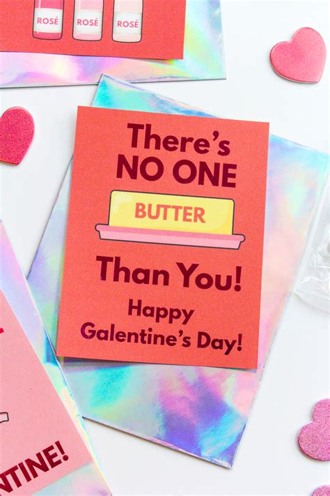 Free Printable & DIY Foiled Galentine's Day Cards! ⋆ Brite and Bubbly