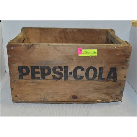 VINTAGE PEPSI-COLA WOODEN BOX