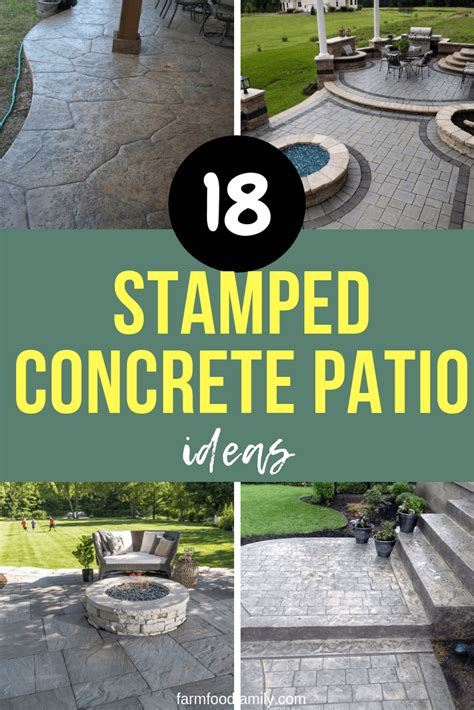 18+ Inspiring Stamped Concrete Patio Ideas & Designs For 2021 - Outdoor Designs Stamped Concrete ...