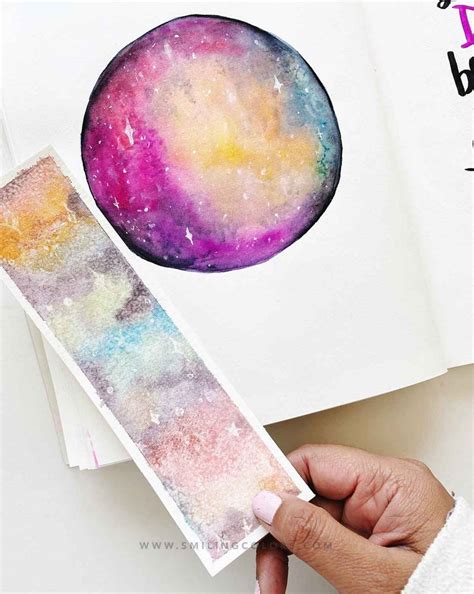 Rainbow galaxy painting Tutorial: with Video+ 2 examples - Smitha Katti