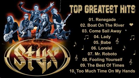 Styx Greatest Hits Full Album - Best Songs Of Styx Playlist - YouTube