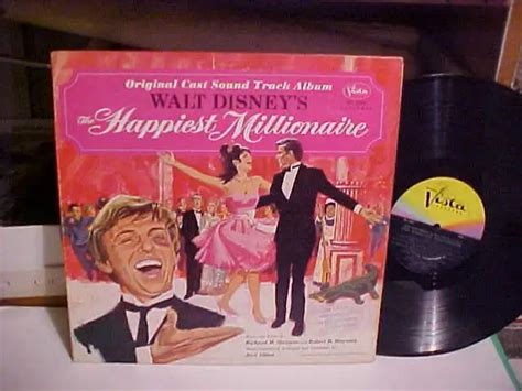 DISNEY'S THE HAPPIEST Millionaire Soundtrack 1967 Buena Vista 12" 33 RPM LP NM $25.00 - PicClick