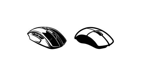 Premium Vector | Ergonomic Gaming Mouse Vector Icons A Must Have for ...