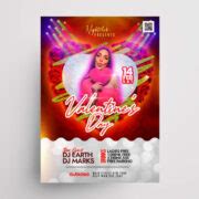 Valentine's Day Party Free Instagram Post Template - PSDFlyer