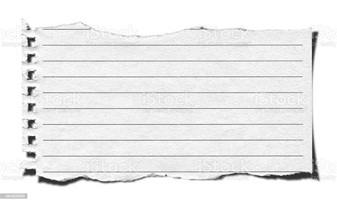 Torn Lined Paper Background Textured Isolated Stock Photo - Download Image Now - 2015 ...