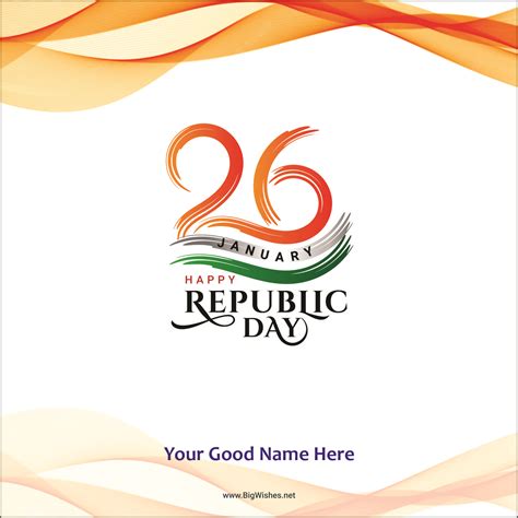 Create Republic Day 2024 Wishes Greeting Cards or Images