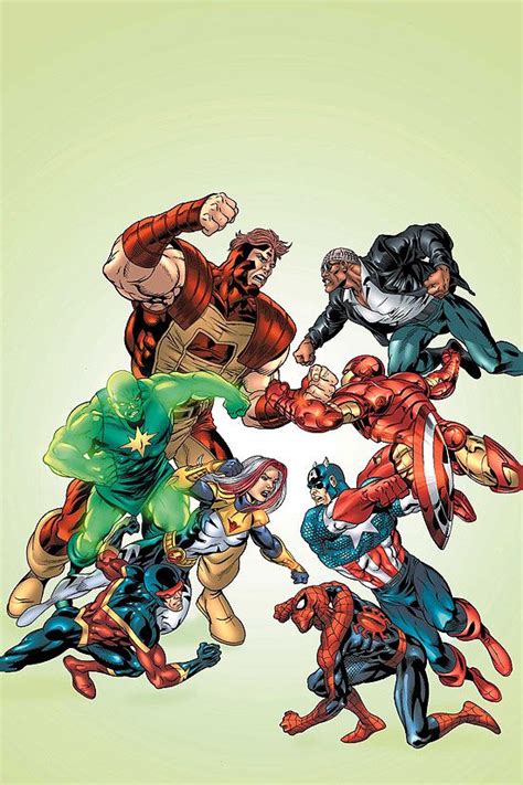 Thunderbolts vs Avengers by Tom Grummett | Marvel art, Comics, Marvel ...