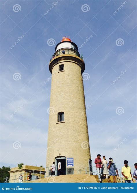 Mahabalipuram Lighthouse Tamil Nadu, India. Editorial Image - Image of commissioned, maintained ...