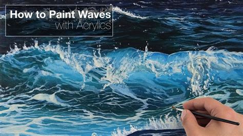 Learn how to paint waves with acrylic paints in this lesson. We use ...