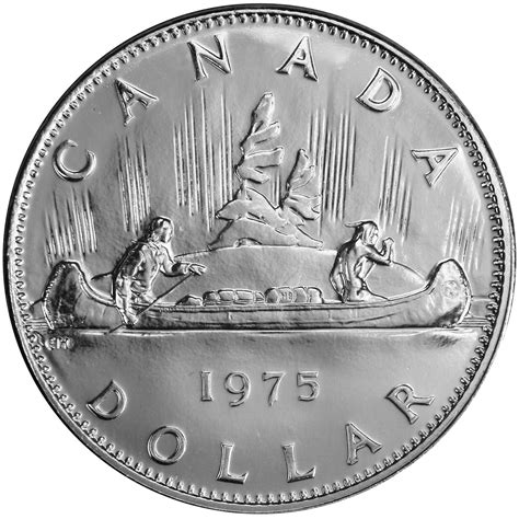 Canadian 1 Dollar Coin Reverse Design Evolution (1935-1987)