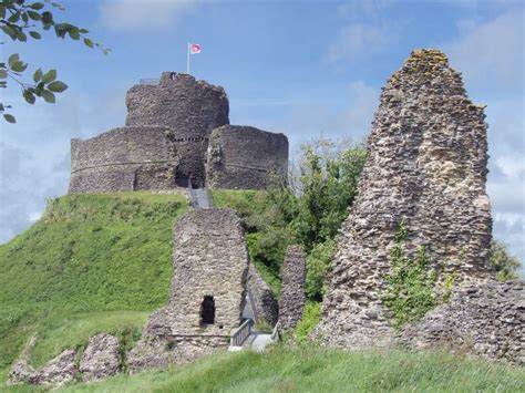 Launceston Castle is located in the town of Launceston, Cornwall ...