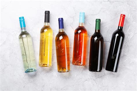 Premium Photo | Various wine bottles