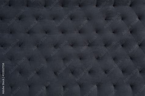 Sofa or bed texture background. Buttoned on dark grey texture. Repeat ...