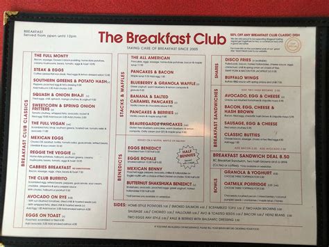 The Breakfast Club - Oxford Restaurant - HappyCow