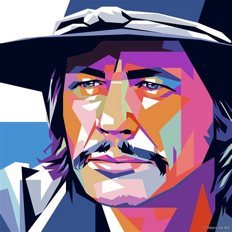 Charles Bronson Painting by Stars on Art - Pixels