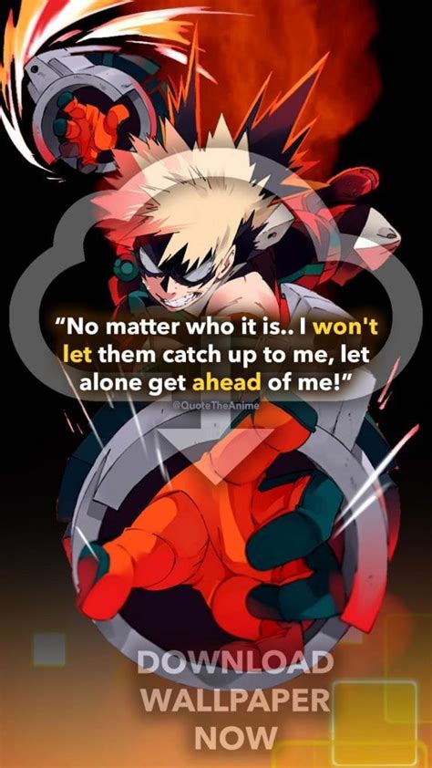 19+ INSPIRATIONAL Bakugou Quotes - My Hero Academia (HQ Images) | Hero quotes, Anime quotes ...