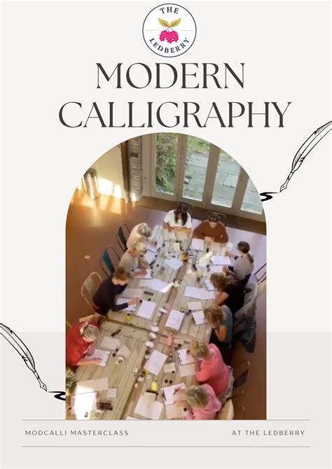 Modern Calligraphy Masterclass - Thursday 23rd November