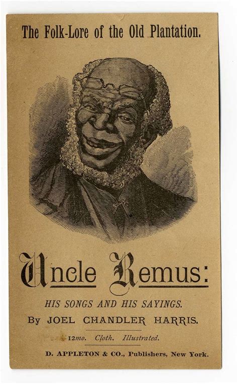 an old advertisement for uncle remus from the early 1900's, with a ...