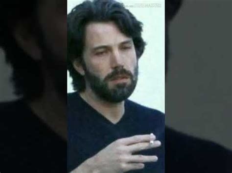 Ben affleck sadly smoking - YouTube