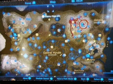 Botw Full Map Shrines