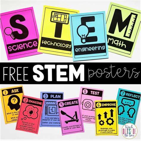 FREE Simple STEM Posters - Teach Outside the Box